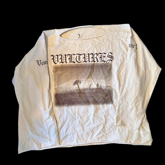 Kanye West Ye Vultures Gosha Volume 1 Album Raw Hem Tee Size: 2 - Picture 1 of 8